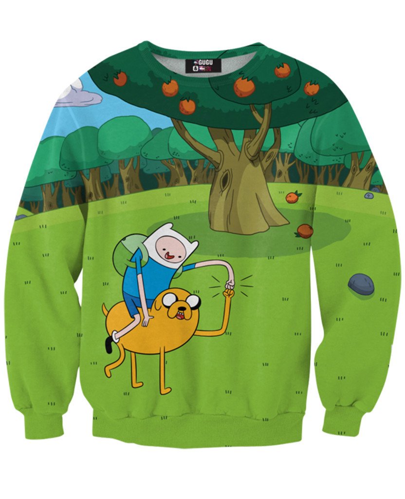 Adventure Time Friends Forever Crewneck Sweatshirt