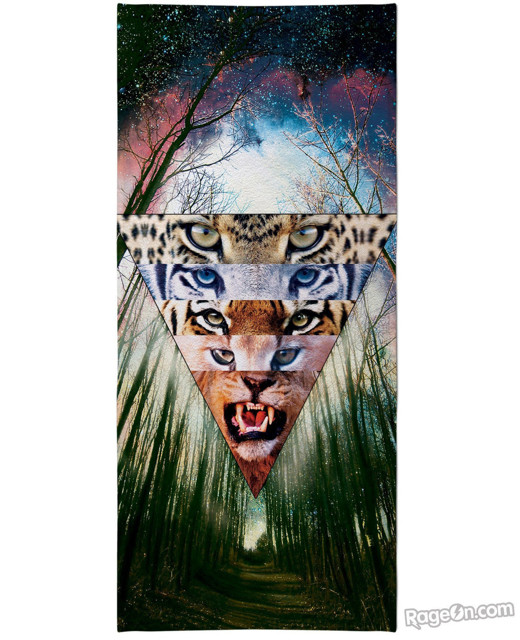 Wild Cats Beach Towel