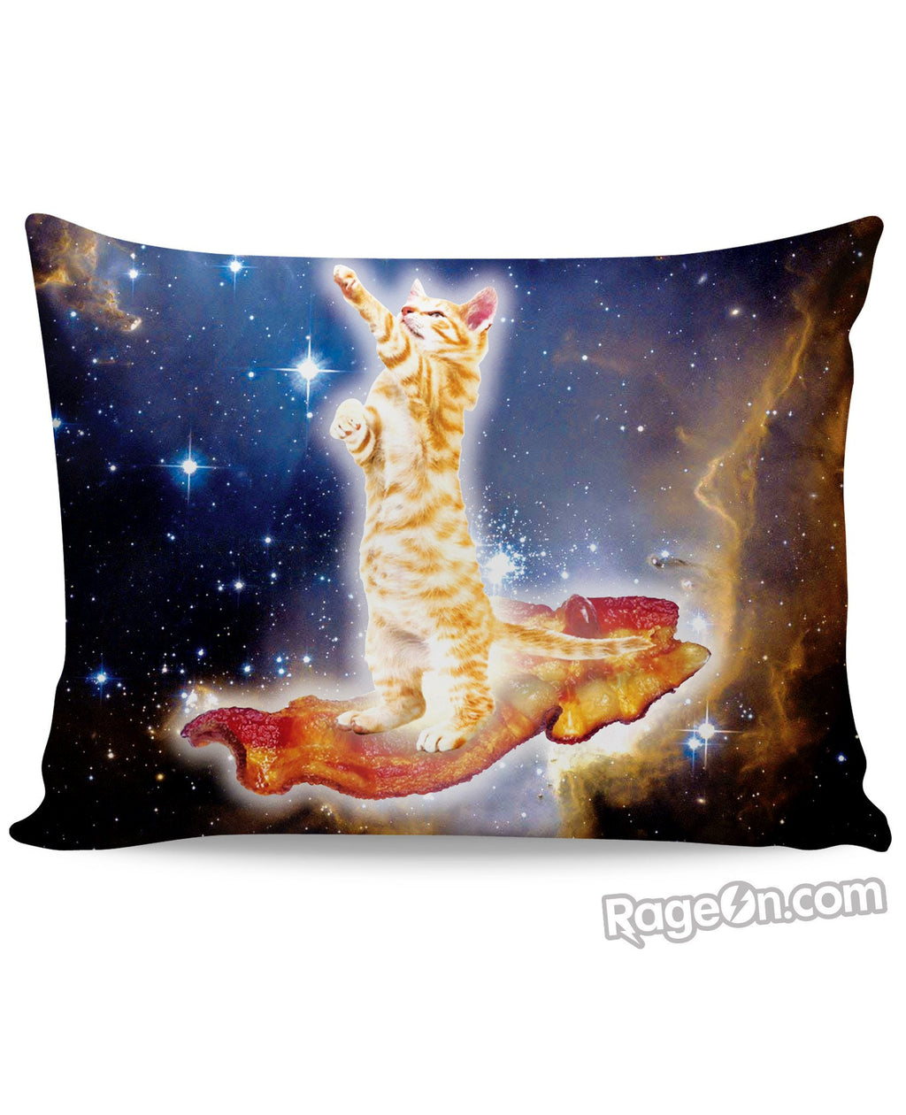 Bacon Cat Pillow Case