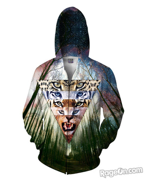 Wild Cats Zip-Up Hoodie 