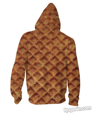 Wafer Waffle Zip-Up Hoodie