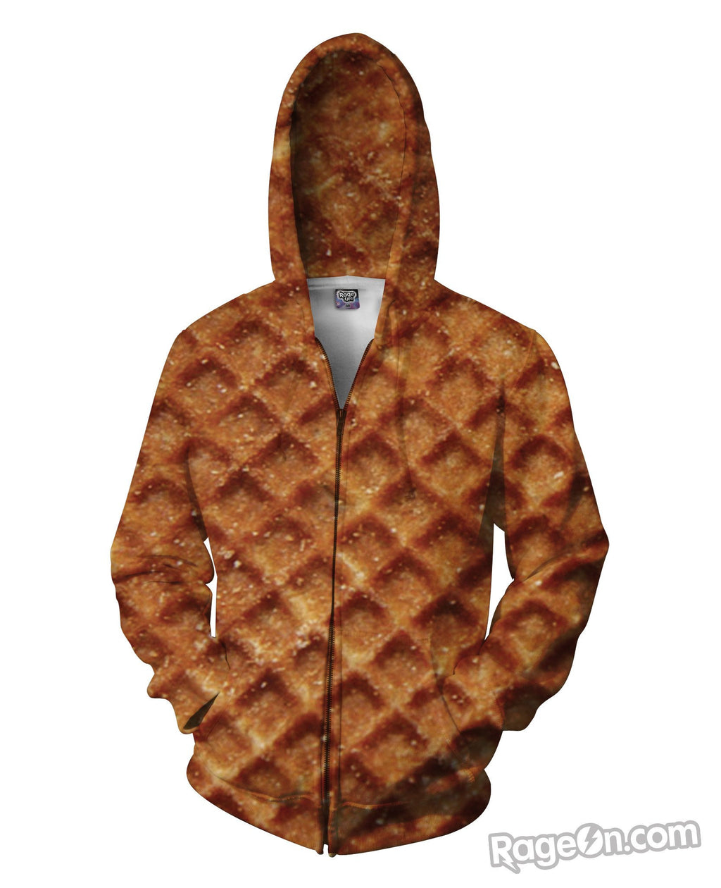 Wafer Waffle Zip-Up Hoodie