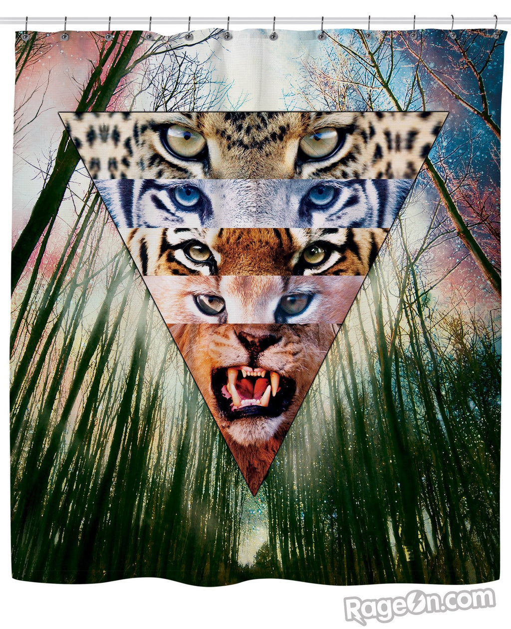 Wild Cats Shower Curtain