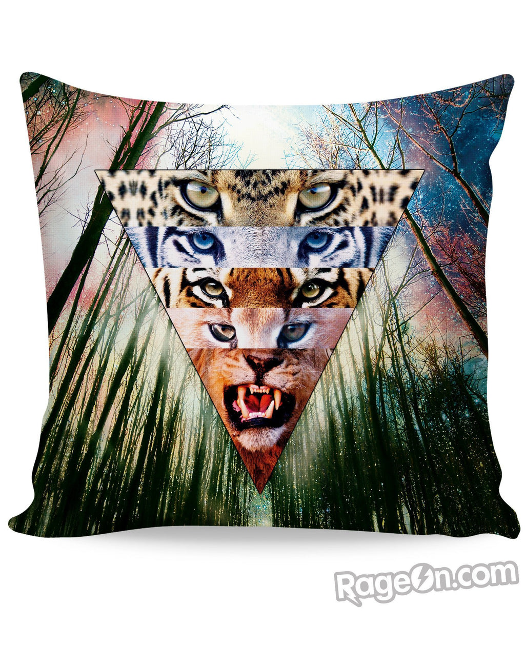 Wild Cats Couch Pillow