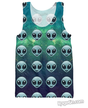 Alien Emoji Tank Top