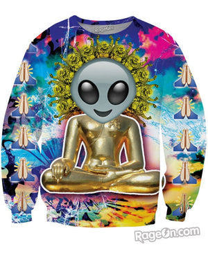 Alien Buddha Sweatshirt