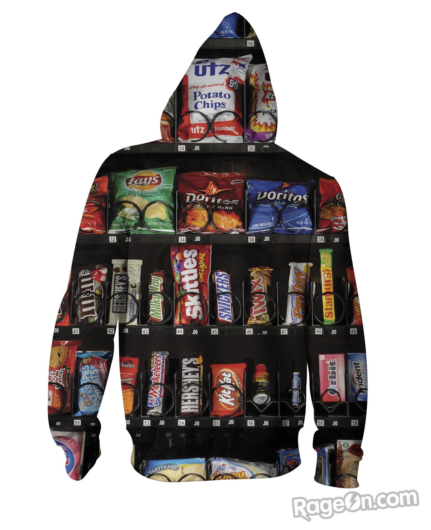 Vending Machine Zip-Up Hoodie