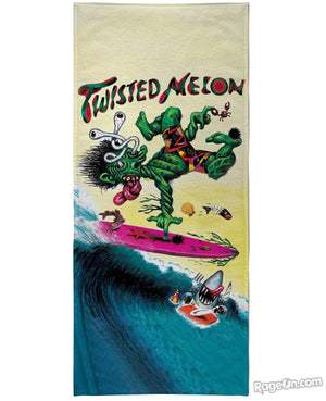 Twisted Melon Beach Towel