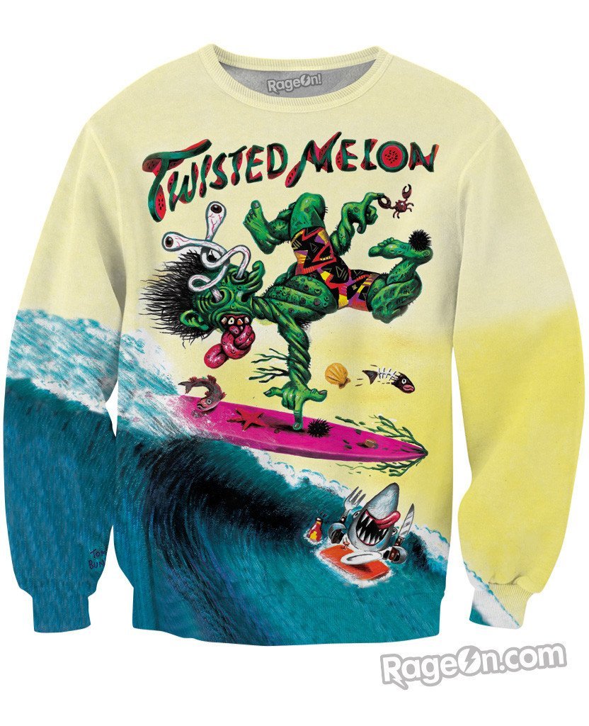 Twisted Melon Crewneck Sweatshirt