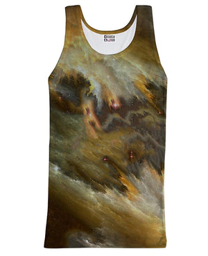 Yellow Nebula Tank Top