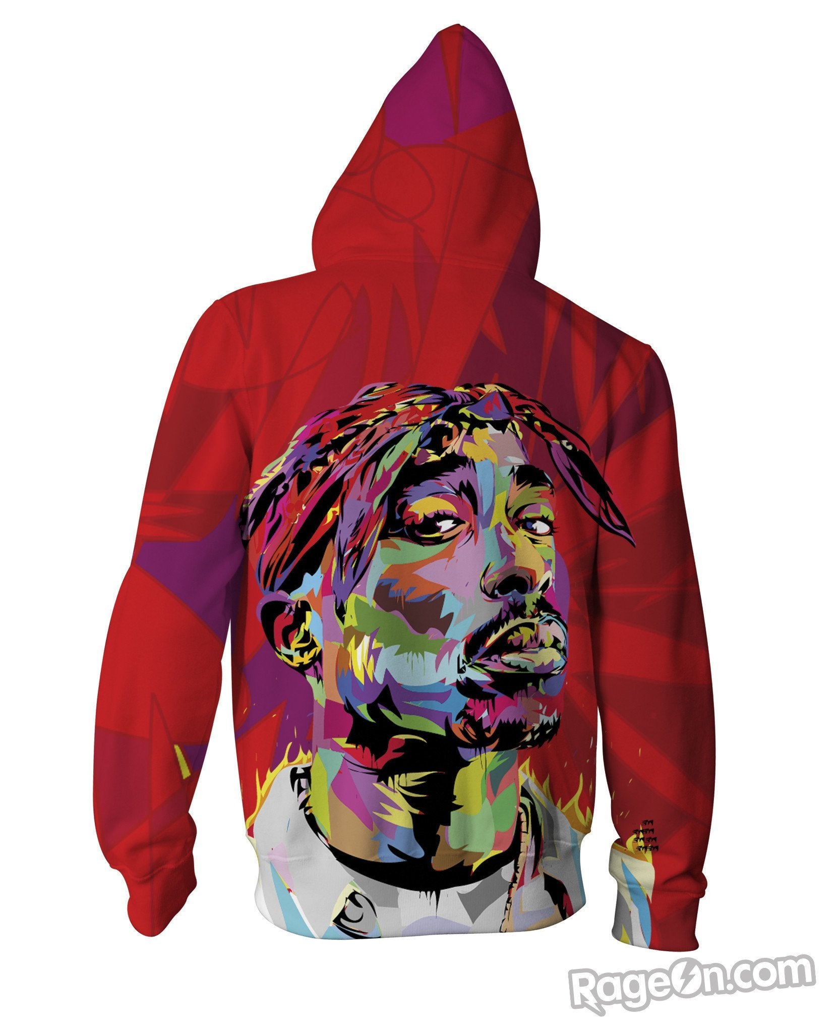 Tupac Zip-Up Hoodie