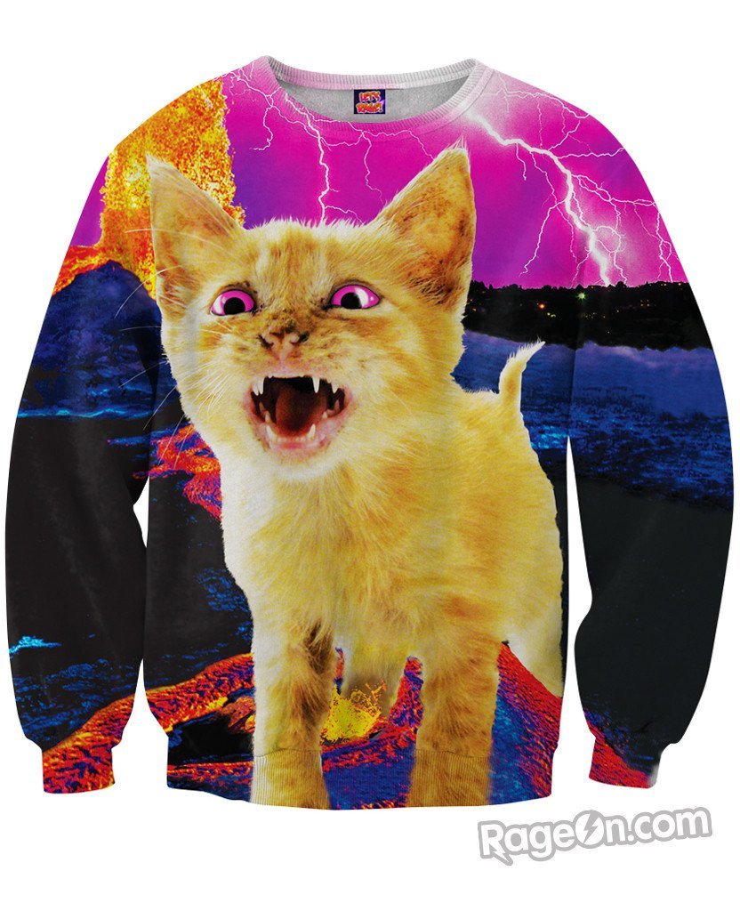 Volcanic Kitty Sweatshirt